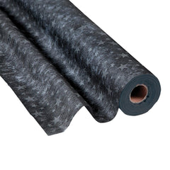 Gossamer - Black With Silver Stars 3' x 100' (EACH)