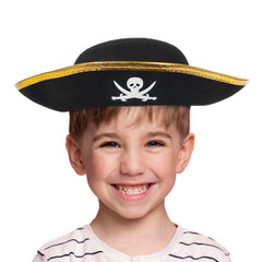Child Size Felt Pirate Hat (EACH)