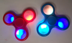 LIGHT UP CHANGE COLOR FINGER FIDGET HAND FLIP SPINNERS ( sold by the Piece or dozen ) *- CLOSEOUT NOW $1.50 EA