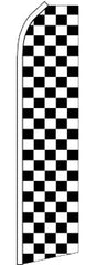 SUPER SWOOPER 15 FT BLACK AND WHITE CHECKERED FLAG (Sold by the piece)
