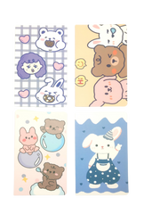 A5 Notebooks Bunny Rabbit Design Cartoon Pattern Paper Cover Mini Notebook