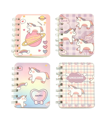 Whimsical Unicorn Small Spring Notebook