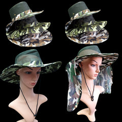 Mens Camoflouge Sun Hat Style 3
