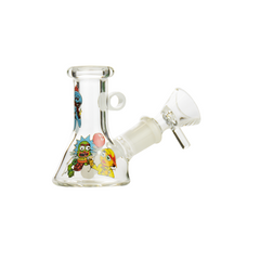 3" Mini Ricky Beaker with 14mm Male Bowl