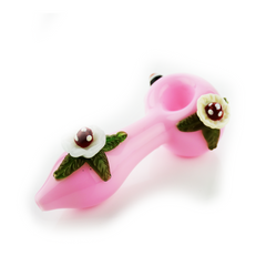4.5" Hand Pipe Flower Slime Glass Tube