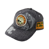 Snapback "Born to Fishing" Hat Embroidered