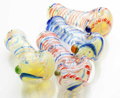 2.5" Hand Pipe Color Twisting Art Spoon