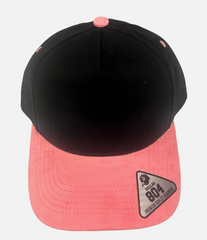 Dallas 804 5 Panel Suede Visor HIGH CROWN SLIGHT CURVE