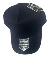 Dallas Hat CO 804 5 Panel HIGH Cotton CROWN SLIGHT CURVE SOLID