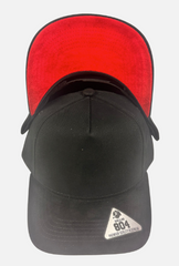 Dallas 804 5 Panel Suede HIGH CROWN SLIGHT CURVE SOLID