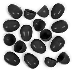 Empty Plastic Easter Eggs - Black 2-1/3" (100 PACK)