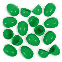Empty Plastic Easter Eggs - Green 2-1/3" (100 PACK)