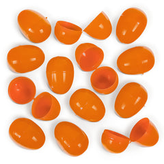 Empty Plastic Easter Eggs - Orange 2-1/3" (100 PACK)