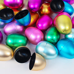 Empty Plastic Easter Eggs - Metallic 2-1/3" (1000 PACK)