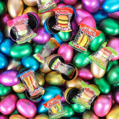 1 Gummy Candy Filled Metallic Easter Eggs 2-1/3" (500 PACK)