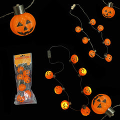 Wholesale 12 Halloween Led Pumpkin necklace