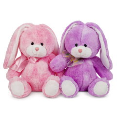 Plush Bunny Bean Bag Belly Assorted 9.5" (EACH)