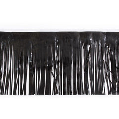 Float Drape - Vinyl Fringed 15" x 10' Black (EACH)