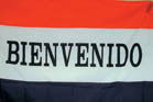 BIENVENIDOS ( SPANISH WELCOME) 3' X 5' FLAG (Sold by the piece) ** CLOSEOUT NOW $ 2.50 EA