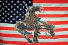 AMERICAN END OF THE TRAIL W HORSE 3' X 5' FLAG (Sold by the piece) * - CLOSEOUT NOW ONLY 2.95 EA
