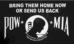 POW BRING EM HOME 3' x 5' MILITARY FLAG (Sold by the piece)