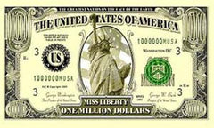 MILLION DOLLAR 3 X 5 FLAG (Sold by the piece)