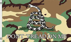 DONT TREAD ON ME CAMOFLAUGED FLAG 3 X 5 (Sold by the piece)