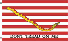 FIRST NAVY JACK TREAD ON ME FLAG 3 X 5 (Sold by the piece)