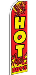 SUPER SWOOPER 15 FT HOT BUYS FLAG (Sold by the piece)