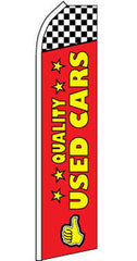 SUPER SWOOPER 15 FT QUALITY USED CARS FLAG (Sold by the piece)