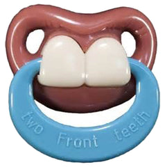 TWO FRONT TEETH WITH RING BILLY BOB TODDLER PACIFIER ( sold by the piece )
