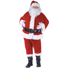 Plus Size Complete Velour Santa Suit (EACH)