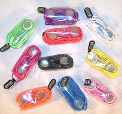 EAR PHONES BUDS PHONE ACCESSORY ( sold by the PIECE OR bag of 10 pieces ) *