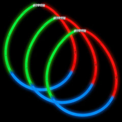 Glow Necklaces - Tri-Color 22" (50 PACK)
