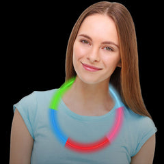 Glow Necklaces - Rainbow 22" (50 PACK)