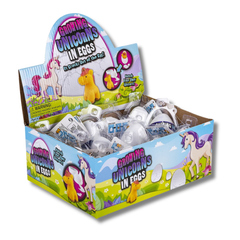 Growing Easter Unicorn Egg Kids Toy In Bulk - Assorted