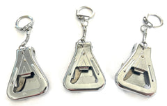 BOTTLE OPENER / CAN OPENER SILVER KEYCHAIN (Sold by the dozen)