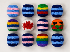 Multicolor Footbag