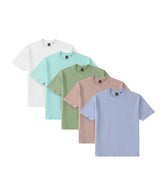 AXISM 5 PCS SPRING PLAYFUL BUNDLE DRI EASE OVERSIZED TSHIRT