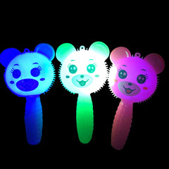 Animal face squiky toy