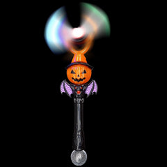 Halloween led Pumpkin Wand with Sound & Lights