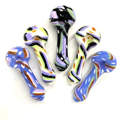 4.5" Multicolor Slime Hand Pipe Spoon