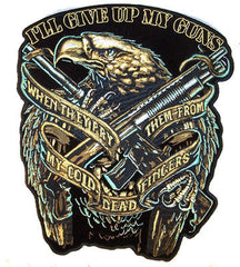 JUMBO EAGLE GUN CODE PATCH 5 INCH (Sold by the piece)