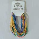 POWER SEA BEAD stands POWER BRACELETS (Sold by the piece or dozen) ** CLOSEOUT NOW 5O CENTS EA