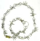 HEAVY WALLET BIKE CHAIN WITH SPIKES CHAIN (Sold by the piece)