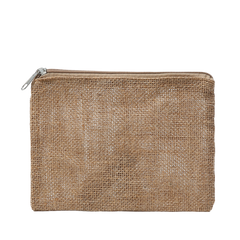 Jute Zipper Pouch (Deliver in 4-6 weeks)