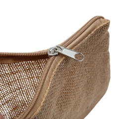 Jute Zipper Pouch (Deliver in 4-6 weeks)