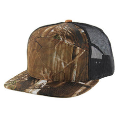 Kamel K707 100% POLYESTER CAMO 7 Panel Flat Adjustable Snapback Mesh Trucker Cap