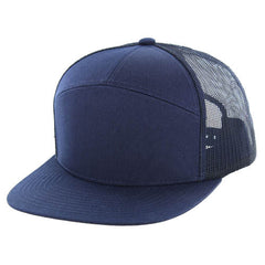 Kamel 707 7 Panel Flat Adjustable Snapback Mesh Trucker Cap