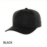 K804SDP KAMEL HIGH CROWN SLIGHT CURVE, 5 PANEL, SUEDE PERFORATED HATS